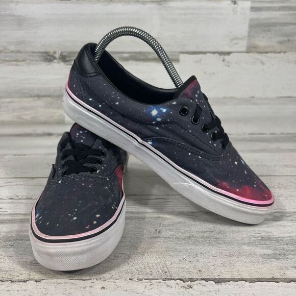 Vans Era 59 Cosmic Black Red Galaxy Space Skate Shoes M8/W9.5 Lace Up - Picture 6 of 8